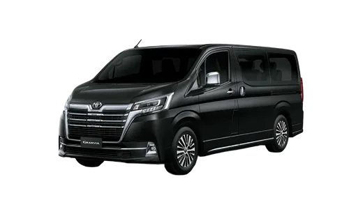 Toyota Granvia with chauffeur in Abu Dhabi