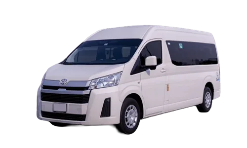 Toyota Hiace 12 Seater with chauffeur in Abu Dhabi