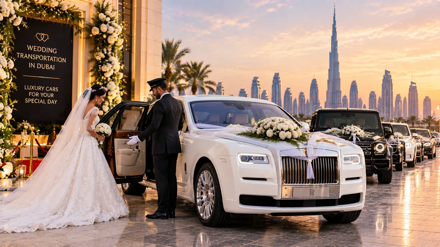 Wedding Transportation in Abu Dhabi Abu Dhabi